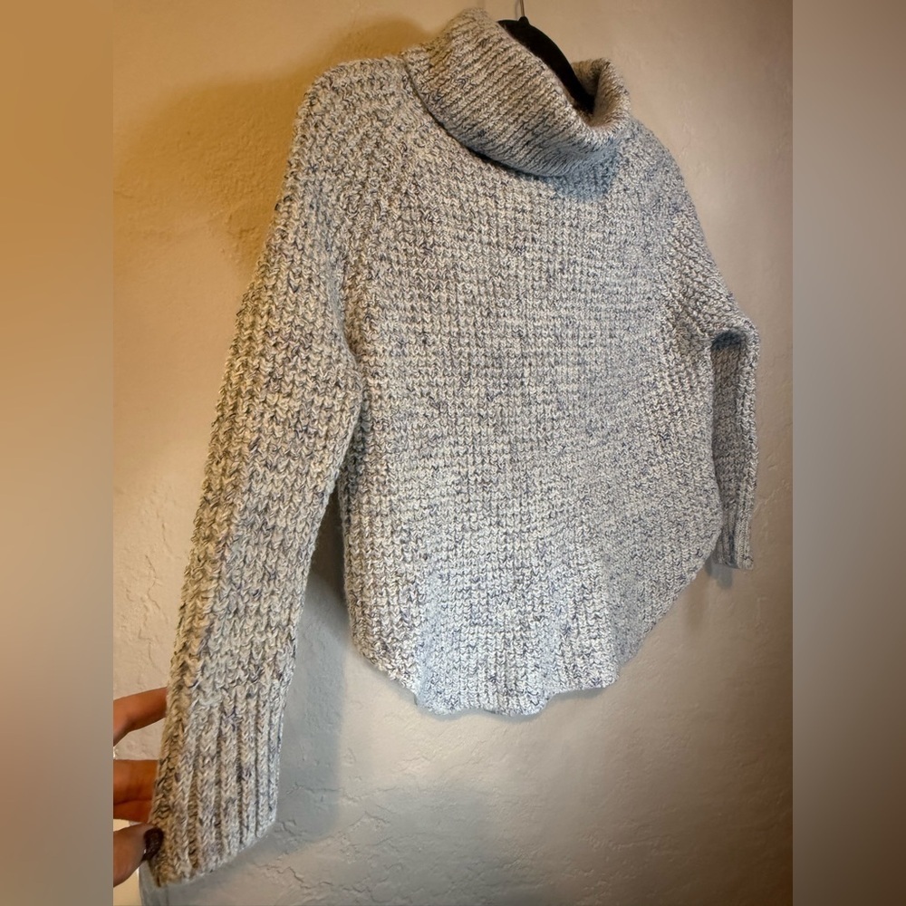 Free People Dylan Tweedy Pullover 
Heathered blue grey Size XL wool - Picture 2 of 9